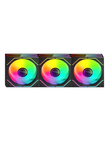 Mars Gaming MF3DPROKIT sistema de refrigeración para ordenador Carcasa del ordenador Ventilador 12 cm Negro Mars Gaming MF3DPROKIT sistema de refrigeración para ordenador Carcasa del ordenador Ventilador 12 cm Negro