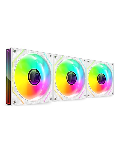 Mars Gaming MF3DPROKITW sistema de refrigeración para ordenador Carcasa del ordenador Ventilador 12 cm Blanco