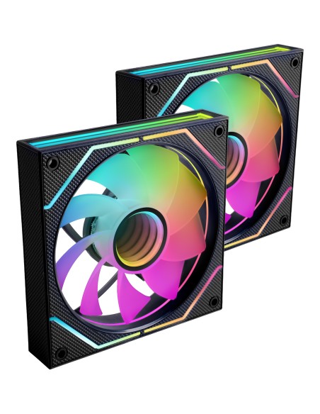 Mars Gaming MF3DPROX2R sistema de refrigeración para ordenador Carcasa del ordenador Ventilador 12 cm Negro Mars Gaming MF3DPROX2R sistema de refrigeración para ordenador Carcasa del ordenador Ventilador 12 cm Negro