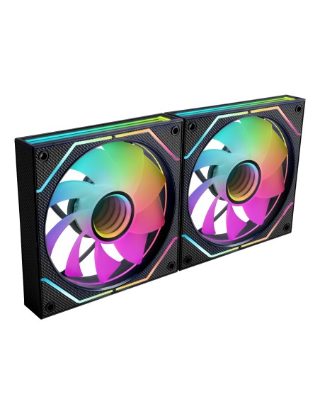 Mars Gaming MF3DPROX2R sistema de refrigeración para ordenador Carcasa del ordenador Ventilador 12 cm Negro Mars Gaming MF3DPROX2R sistema de refrigeración para ordenador Carcasa del ordenador Ventilador 12 cm Negro