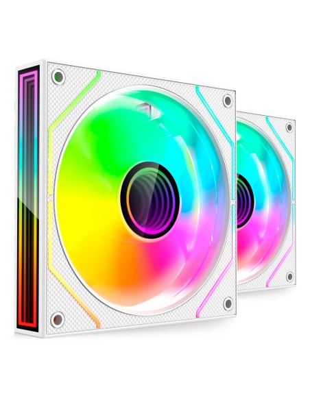 Mars Gaming MF3DPROX2W sistema de refrigeración para ordenador Carcasa del ordenador Ventilador 12 cm Blanco Mars Gaming MF3DPROX2W sistema de refrigeración para ordenador Carcasa del ordenador Ventilador 12 cm Blanco