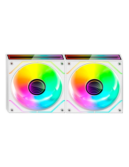 Mars Gaming MF3DPROX2W sistema de refrigeración para ordenador Carcasa del ordenador Ventilador 12 cm Blanco Mars Gaming MF3DPROX2W sistema de refrigeración para ordenador Carcasa del ordenador Ventilador 12 cm Blanco