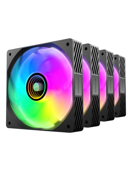 Mars Gaming MFSI4KIT sistema de refrigeración para ordenador Carcasa del ordenador Ventilador 12 cm Negro Mars Gaming MFSI4KIT sistema de refrigeración para ordenador Carcasa del ordenador Ventilador 12 cm Negro
