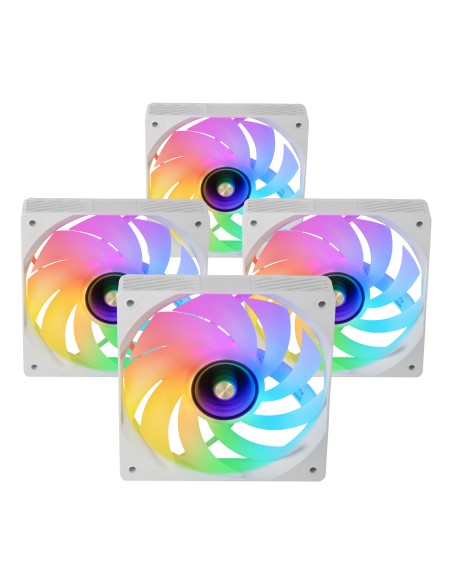 Mars Gaming MFSI4KITW sistema de refrigeración para ordenador Carcasa del ordenador Ventilador 12 cm Blanco Mars Gaming MFSI4KITW sistema de refrigeración para ordenador Carcasa del ordenador Ventilador 12 cm Blanco