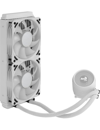 Aerocool MIRAGEL240W Refrigeración Líquida CPU 2xVentilador 12cm ARGB TDP 400W Blanco