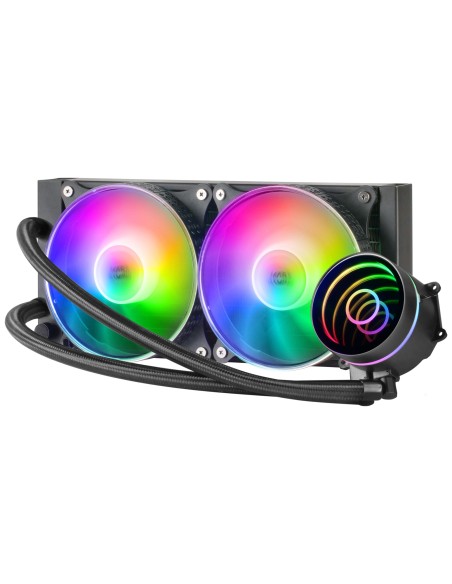 Mars Gaming ML-ONE240, Refrigeración Líquida CPU, TDP 400 W, Espejo Infinito, 2 Ventiladores FRGB Silenciosos, Multisocket Mars Gaming ML-ONE240, Refrigeración Líquida CPU, TDP 400 W, Espejo Infinito, 2 Ventiladores FRGB Silenciosos, Multisocket