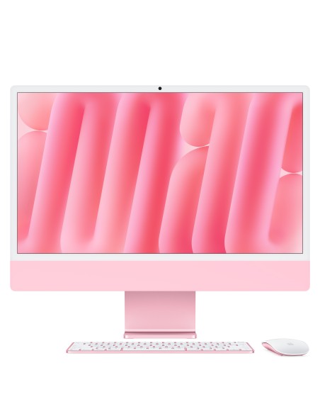 Apple iMac Apple M M4 59,7 cm (23.5") 4480 x 2520 Pixeles PC todo en uno 16 GB 256 GB SSD macOS Sequoia Wi-Fi 6E (802.11ax) Rosa Apple iMac Apple M M4 59,7 cm (23.5") 4480 x 2520 Pixeles PC todo en uno 16 GB 256 GB SSD macOS Sequoia Wi-Fi 6E (802.11ax) Rosa