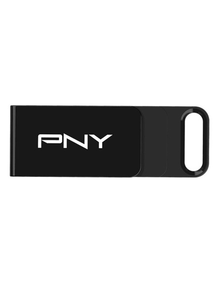 PNY Elite unidad flash USB 64 GB USB Tipo C 3.2 Gen 1 (3.1 Gen 1) Negro
