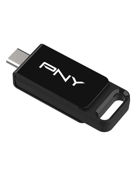 PNY Elite unidad flash USB 64 GB USB Tipo C 3.2 Gen 1 (3.1 Gen 1) Negro