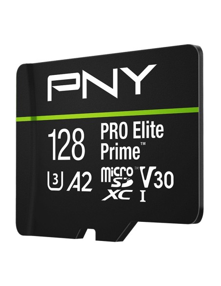PNY PRO Elite Prime 128 GB MicroSDXC UHS-I Clase 10 PNY PRO Elite Prime 128 GB MicroSDXC UHS-I Clase 10