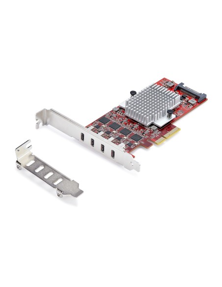 StarTech.com Tarjeta PCIe USB-C de 4 Puertos - Hub Interno USB Tipo C - USB 3.2 10Gb - 4 Controladores Independientes USB - TAA StarTech.com Tarjeta PCIe USB-C de 4 Puertos - Hub Interno USB Tipo C - USB 3.2 10Gb - 4 Controladores Independientes USB - TAA