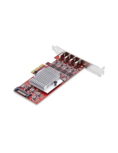 StarTech.com Tarjeta PCIe USB-C de 4 Puertos - Hub Interno USB Tipo C - USB 3.2 10Gb - 4 Controladores Independientes USB - TAA 2