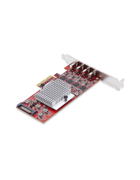 StarTech.com Tarjeta PCIe USB-C de 4 Puertos - Hub Interno USB Tipo C - USB 3.2 10Gb - 4 Controladores Independientes USB - TAA StarTech.com Tarjeta PCIe USB-C de 4 Puertos - Hub Interno USB Tipo C - USB 3.2 10Gb - 4 Controladores Independientes USB - TAA