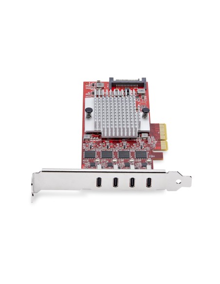 StarTech.com Tarjeta PCIe USB-C de 4 Puertos - Hub Interno USB Tipo C - USB 3.2 10Gb - 4 Controladores Independientes USB - TAA StarTech.com Tarjeta PCIe USB-C de 4 Puertos - Hub Interno USB Tipo C - USB 3.2 10Gb - 4 Controladores Independientes USB - TAA