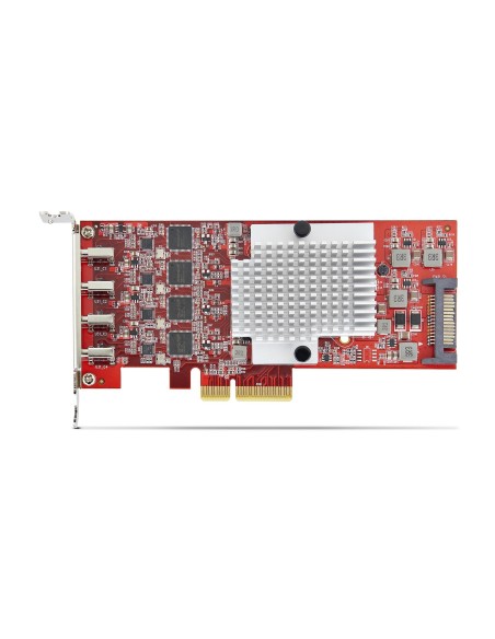 StarTech.com Tarjeta PCIe USB-C de 4 Puertos - Hub Interno USB Tipo C - USB 3.2 10Gb - 4 Controladores Independientes USB - TAA StarTech.com Tarjeta PCIe USB-C de 4 Puertos - Hub Interno USB Tipo C - USB 3.2 10Gb - 4 Controladores Independientes USB - TAA