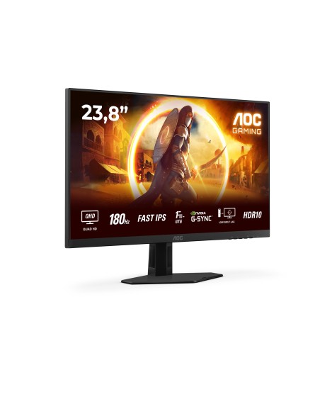 AOC G4 Q24G4RE pantalla para PC 60,5 cm (23.8") 2560 x 1440 Pixeles Quad HD LED Negro, Rojo