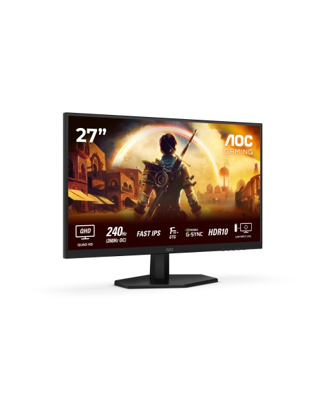 AOC G4 Q27G42ZE pantalla para PC 68,6 cm (27") 2560 x 1440 Pixeles Quad HD LCD Negro, Rojo