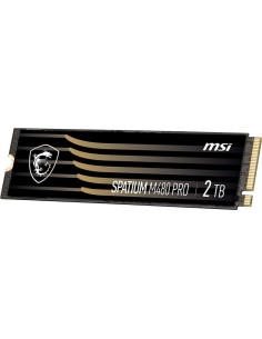 MSI Spatium M480 PRO PCIE 4.0 NVME M.2 2TB unidad de estado sólido PCI Express 4.0 3D NAND