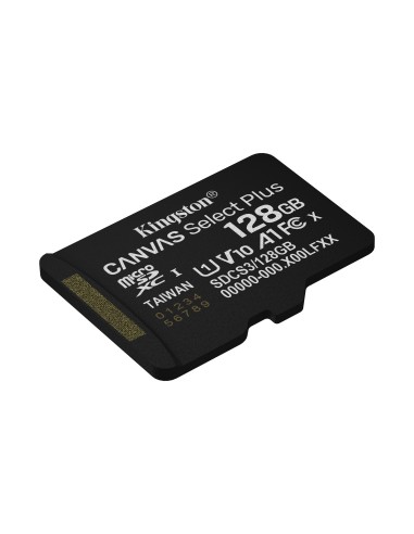 Kingston Technology 128GB micSDXC Canvas Select Plus Gen3 150R A1 (Adaptador de SD no incluido)