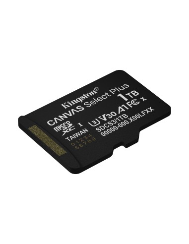 Kingston Technology 1TB microSDXC Canvas Select Plus Gen3 150MB s A1 (Incluye adaptador de SD)
