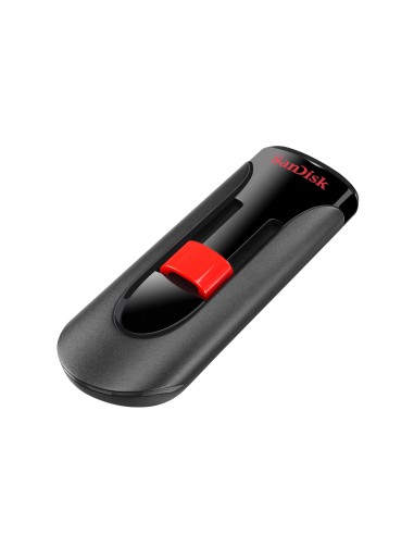 SanDisk Cruzer Glide unidad flash USB 64 GB USB tipo A 2.0 Negro, Rojo