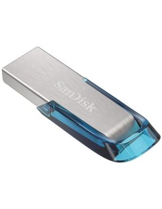 SanDisk Ultra Flair unidad flash USB 128 GB USB tipo A 3.2 Gen 1 (3.1 Gen 1) Azul, Plata 2