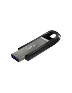 SanDisk Extreme Go unidad flash USB 64 GB USB tipo A 3.2 Gen 1 (3.1 Gen 1) Acero inoxidable