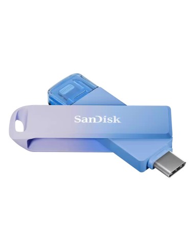 SanDisk Creator Phone Drive unidad flash USB 128 GB USB Type-C   Lightning 3.2 Gen 1 (3.1 Gen 1) Azul, Lila