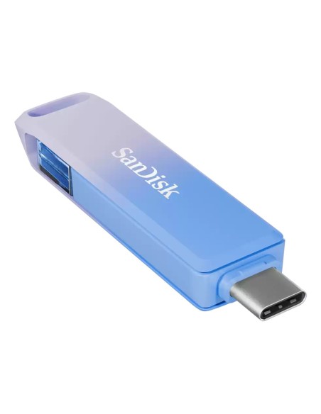SanDisk Creator Phone Drive unidad flash USB 256 GB USB Type-C   Lightning 3.2 Gen 1 (3.1 Gen 1) Azul, Lila