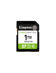 Kingston Technology 1 TB SDXC Canvas Select Plus Gen3 150 MB s C10 UHS-I U3 V30