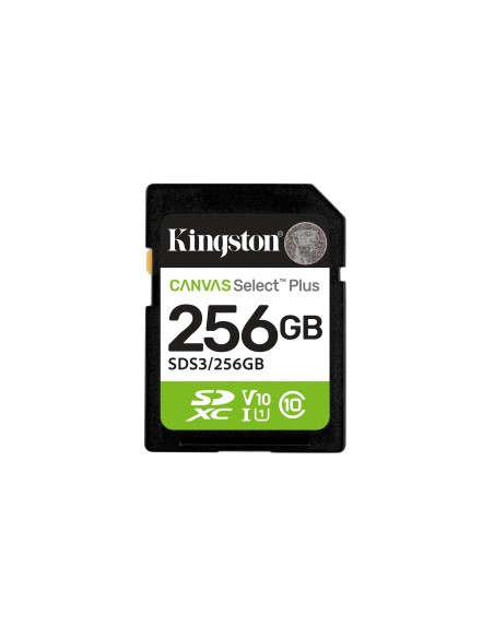 Kingston Technology 256 GB SDXC Canvas Select Plus Gen3 150 MB s C10 UHS-I U1 V10