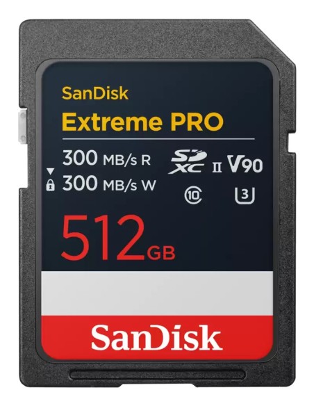 SanDisk Extreme PRO 512 GB SDXC UHS-II Clase 10