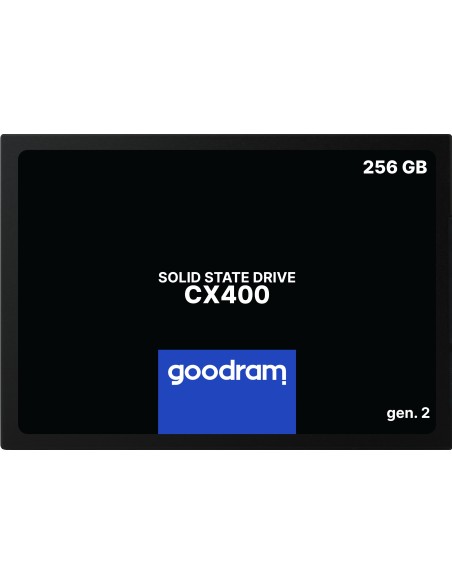 Goodram CX400 gen.2 256 GB 2.5" Serial ATA III 3D TLC NAND Goodram CX400 gen.2 256 GB 2.5" Serial ATA III 3D TLC NAND