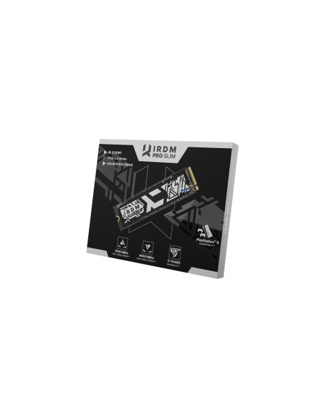 Goodram IRP-SSDPR-P44S-1K0-80 unidad de estado sólido 1 TB M.2 PCI Express 4.0 NVMe 3D TLC NAND Goodram IRP-SSDPR-P44S-1K0-80 unidad de estado sólido 1 TB M.2 PCI Express 4.0 NVMe 3D TLC NAND