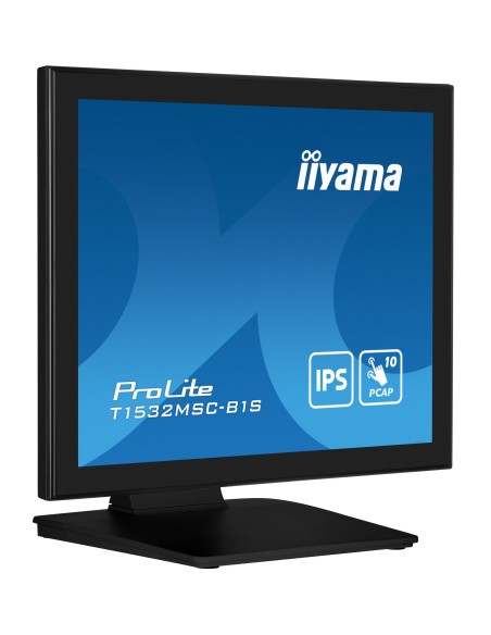 iiyama ProLite T1532MSC-B1S pantalla para PC 38,1 cm (15") 1024 x 768 Pixeles XGA LCD Pantalla táctil Negro iiyama ProLite T1532MSC-B1S pantalla para PC 38,1 cm (15") 1024 x 768 Pixeles XGA LCD Pantalla táctil Negro