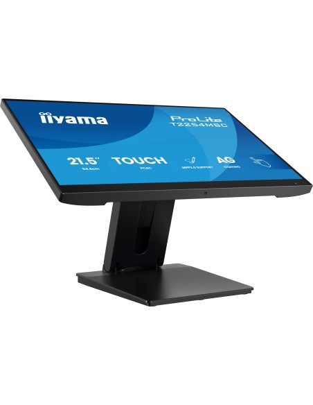 iiyama T2254MSC-B2AG pantalla para PC 54,6 cm (21.5") 1920 x 1080 Pixeles Full HD LED Pantalla táctil Negro iiyama T2254MSC-B2AG pantalla para PC 54,6 cm (21.5") 1920 x 1080 Pixeles Full HD LED Pantalla táctil Negro