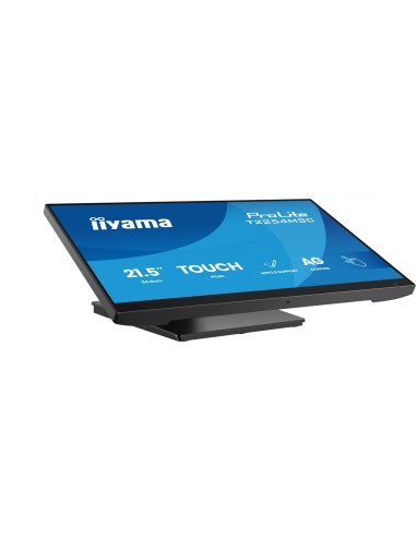 iiyama T2254MSC-B2AG pantalla para PC 54,6 cm (21.5") 1920 x 1080 Pixeles Full HD LED Pantalla táctil Negro