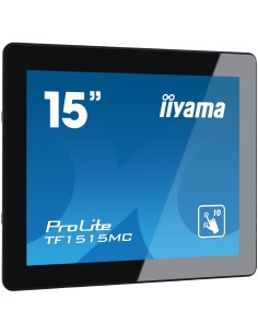iiyama TF1515MC-B2 pantalla de señalización 38,1 cm (15") LED 350 cd   m² XGA Negro Pantalla táctil