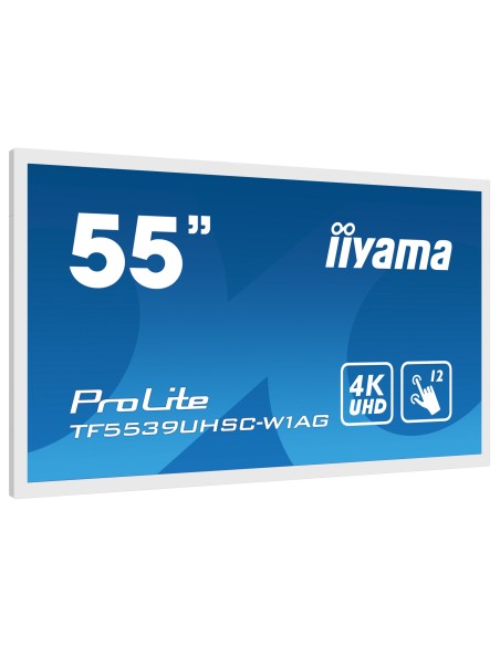 iiyama ProLite TF5539UHSC-W1AG pantalla para PC 139,7 cm (55") 3840 x 2160 Pixeles 4K Ultra HD LED Pantalla táctil iiyama ProLite TF5539UHSC-W1AG pantalla para PC 139,7 cm (55") 3840 x 2160 Pixeles 4K Ultra HD LED Pantalla táctil