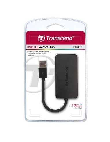 Transcend HUB2 Negro