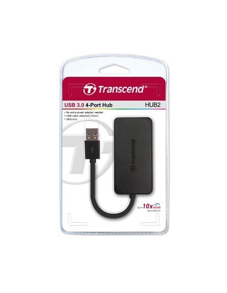 Transcend HUB2 Negro