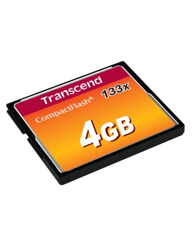Transcend TS4GCF133 memoria flash 4 GB CompactFlash MLC