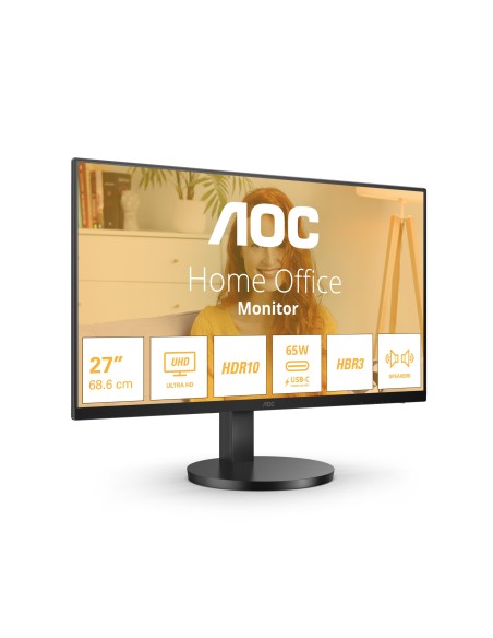 AOC B3 U27B3CF pantalla para PC 68,6 cm (27") 3840 x 2160 Pixeles 4K Ultra HD LCD Negro AOC B3 U27B3CF pantalla para PC 68,6 cm (27") 3840 x 2160 Pixeles 4K Ultra HD LCD Negro