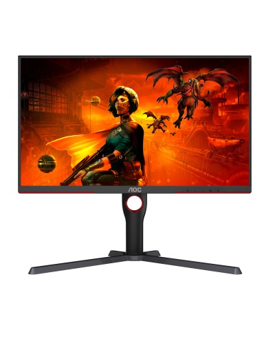 AOC G3 U27G3X BK pantalla para PC 68,6 cm (27") 3840 x 2160 Pixeles 4K Ultra HD LED Negro, Rojo
