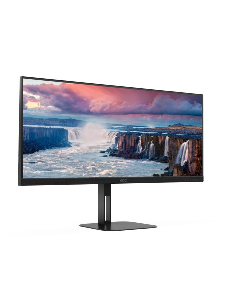 AOC V5 U34V5C BK pantalla para PC 86,4 cm (34") 3440 x 1440 Pixeles UltraWide Quad HD LCD Negro AOC V5 U34V5C BK pantalla para PC 86,4 cm (34") 3440 x 1440 Pixeles UltraWide Quad HD LCD Negro