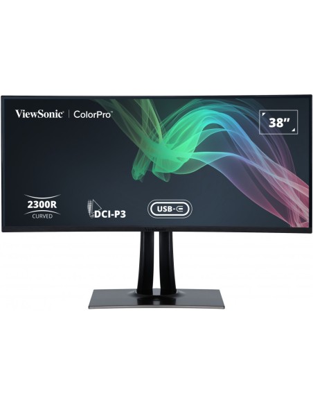 Viewsonic VP3881A pantalla para PC 96,5 cm (38") 3840 x 1600 Pixeles Quad HD+ LED Negro Viewsonic VP3881A pantalla para PC 96,5 cm (38") 3840 x 1600 Pixeles Quad HD+ LED Negro