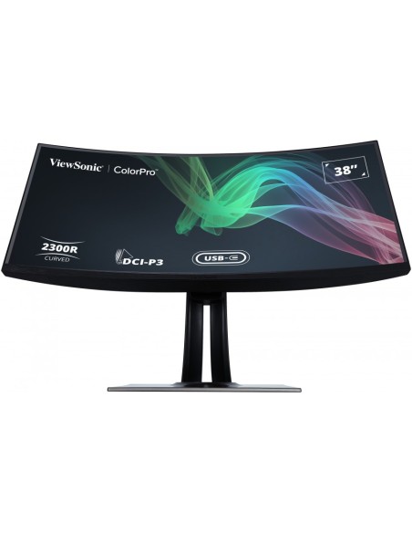 Viewsonic VP3881A pantalla para PC 96,5 cm (38") 3840 x 1600 Pixeles Quad HD+ LED Negro Viewsonic VP3881A pantalla para PC 96,5 cm (38") 3840 x 1600 Pixeles Quad HD+ LED Negro