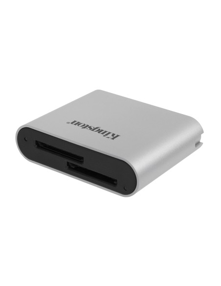Kingston Technology Lector de tarjetas SDHC SDXC UHS-II de doble ranura para flujo de trabajo USB 3.2 Gen 1 Kingston Technology Lector de tarjetas SDHC SDXC UHS-II de doble ranura para flujo de trabajo USB 3.2 Gen 1
