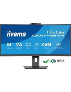 iiyama ProLite XCB3497WQSNPH-B1 pantalla para PC 86,4 cm (34") 3440 x 1440 Pixeles UltraWide Quad HD LED Negro 2