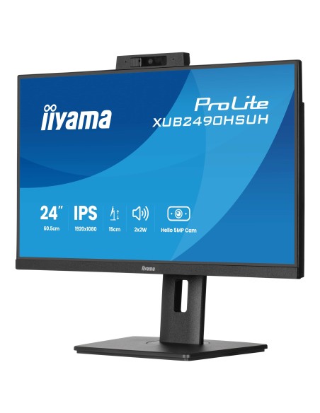 iiyama XUB2490HSUH-B2 pantalla para PC 60,5 cm (23.8") 1920 x 1080 Pixeles Full HD LED Negro iiyama XUB2490HSUH-B2 pantalla para PC 60,5 cm (23.8") 1920 x 1080 Pixeles Full HD LED Negro